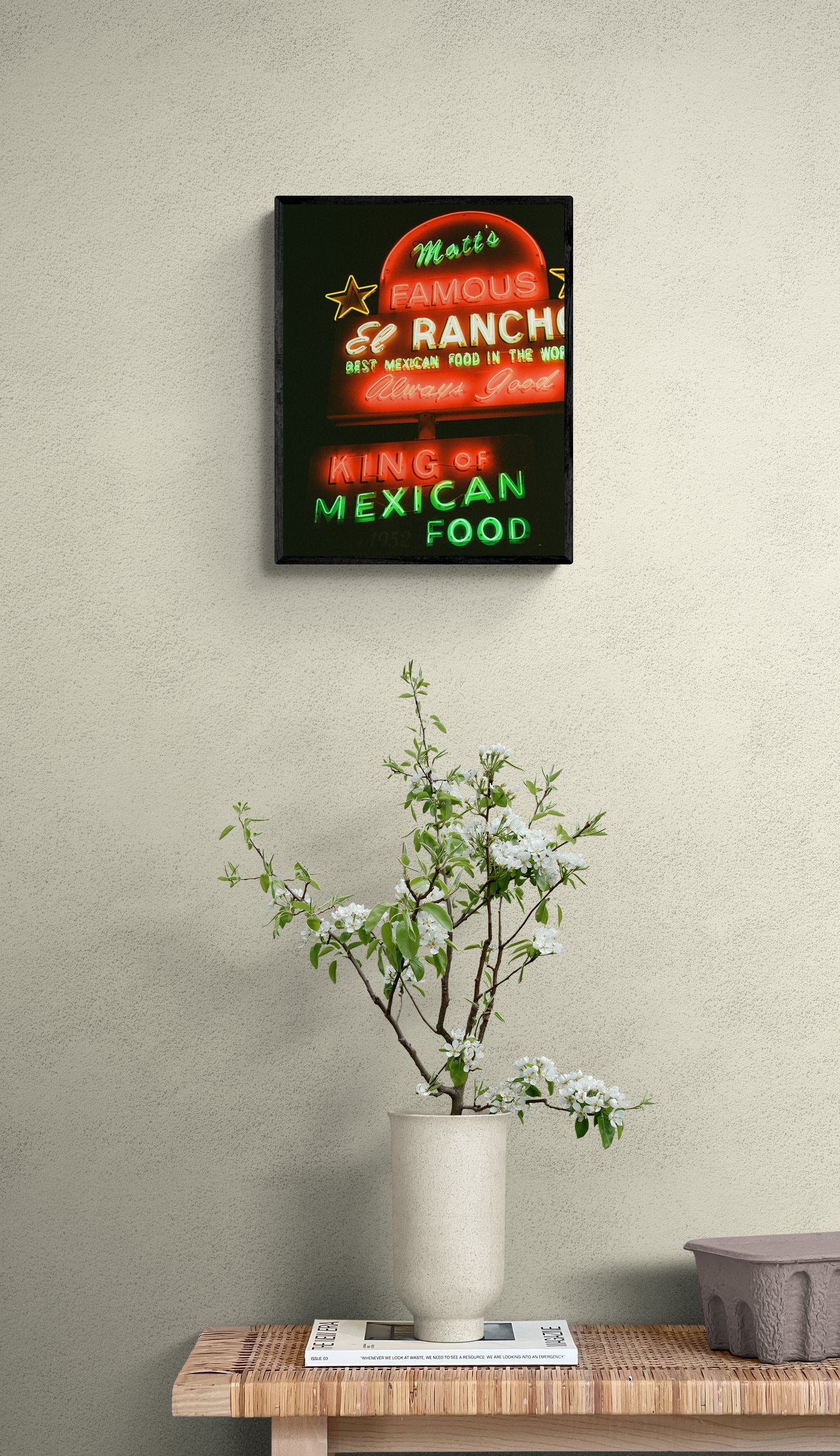 Matt's El Rancho - Neon Sign Film Print